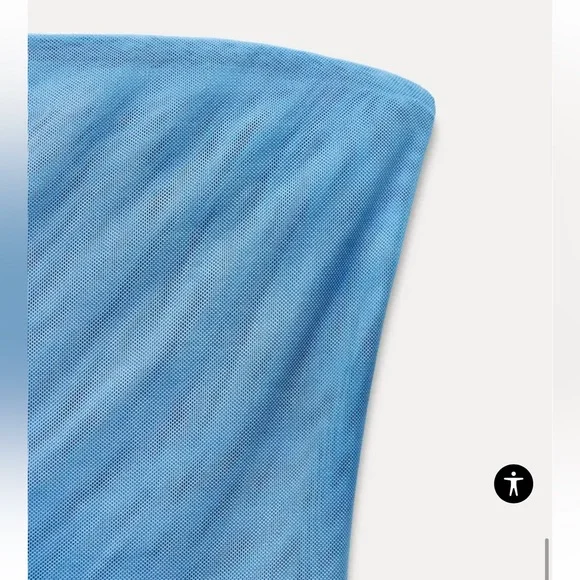 Zara Printed Tulle Dress - Picture 6 of 8